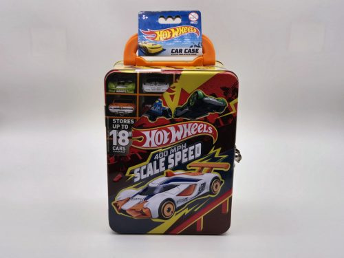 Cutie de depozitare metalică Hot Wheels - geantă pentru 18 mașini 1:64 - Hot Wheels - 1:64