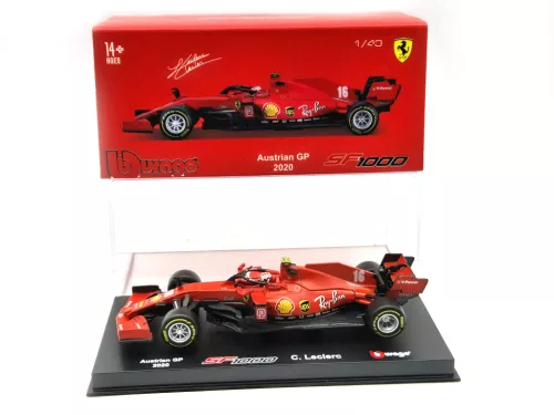 Ferrari SF1000 F1 #16 - GP-ul Austriei (2020) - Charles Leclerc - CU PILOT - Bburago - 1:43