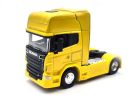 Camion tractor Scania R730 V8 2-Axe (2011) - galben - Welly - 1:64
