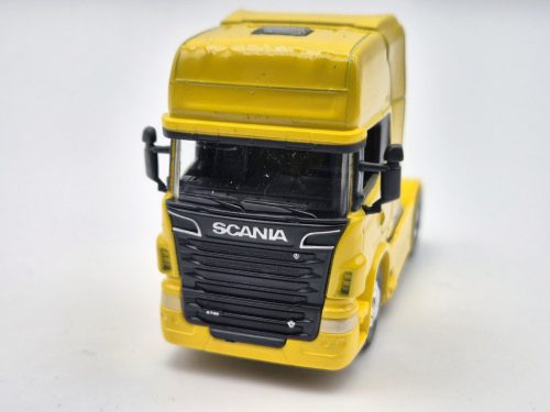 Camion tractor Scania R730 V8 2-Axe (2011) - galben - Welly - 1:64