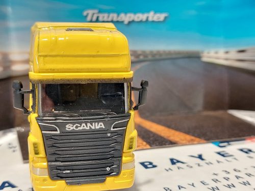 Camion tractor Scania R730 V8 2-Axe (2011) - galben - Welly - 1:64
