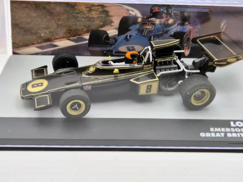 Lotus 72D F1 #8 (1972) GP Germania - Emerson Fittipaldi - CU PILOT - Altaya - 1:43