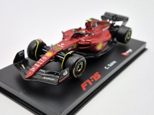 Ferrari F1-75 Scuderia F1 #55 (2022) - Carlos Sainz - CU PILOT - Bburago - 1:43