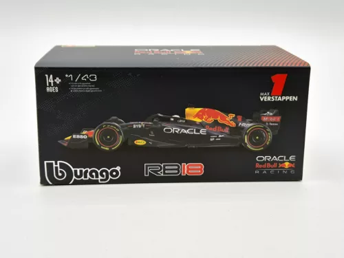 Red Bull F1 RB18 Echipa Oracle #1 (2022) - Max Verstappen - CU PILOT - Bburago - 1:43