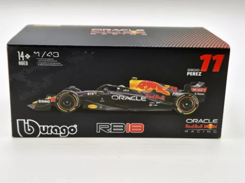 Red Bull F1 RB18 Echipa Oracle #11 (2022) - Sergio Perez - CU PILOT - Bburago - 1:43