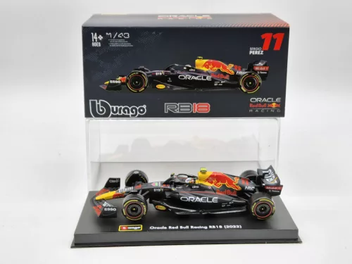 Red Bull F1 RB18 Echipa Oracle #11 (2022) - Sergio Perez - CU PILOT - Bburago - 1:43