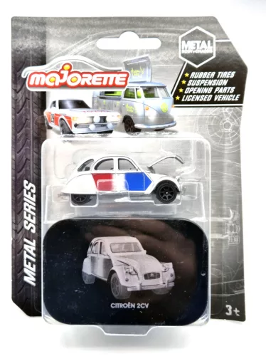 Citroen 2CV - cu cutie - seria metalică Majorette - 1:64