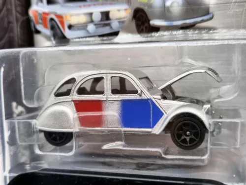 Citroen 2CV - cu cutie - seria metalică Majorette - 1:64
