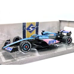   Renault A523 Echipa BWT Alpine F1 #10 #31 (2023) - Esteban Ocon / Pierre Gasly - albastru - Solido - 1:18