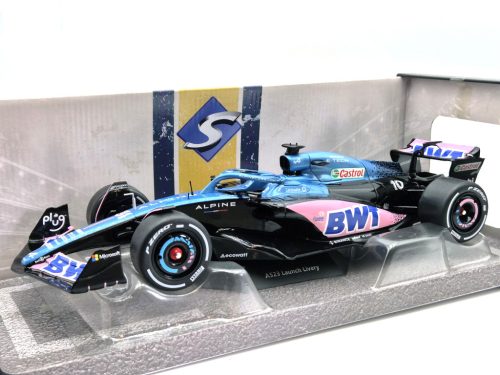 Renault A523 Echipa BWT Alpine F1 #10 #31 (2023) - Esteban Ocon / Pierre Gasly - albastru - Solido - 1:18