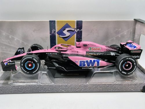 Renault A523 Echipa BWT Alpine F1 #10 #31 (2023) - Esteban Ocon / Pierre Gasly - roz - Solido - 1:18