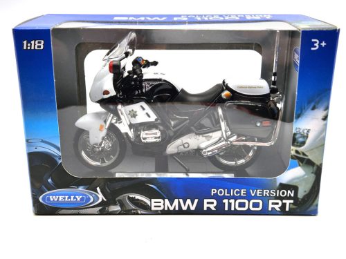 BMW R1100 RT motocicletă de poliție - poliție - Welly - 1:18 1/18 model auto model motocicletă