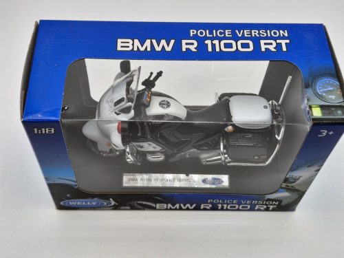 BMW R1100 RT motocicletă de poliție - poliție - Welly - 1:18 1/18 model auto model motocicletă