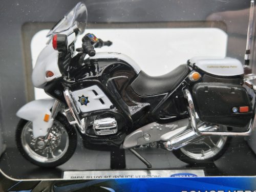 BMW R1100 RT motocicletă de poliție - poliție - Welly - 1:18 1/18 model auto model motocicletă