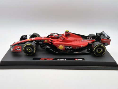 Ferrari SF-23 Echipa Scuderia F1 #55 (2023) - Carlos Sainz - CU PILOT - Bburago - 1:18