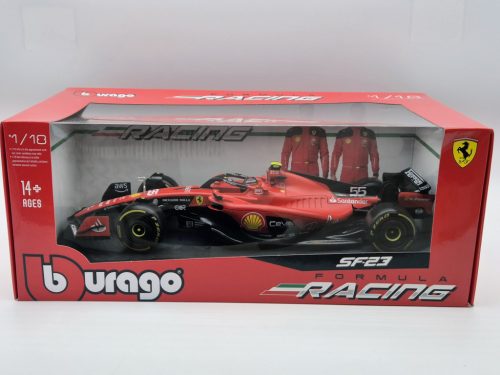 Ferrari SF-23 Echipa Scuderia F1 #55 (2023) - Carlos Sainz - CU PILOT - Bburago - 1:18