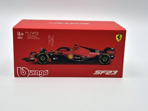 Ferrari SF-23 Echipa Scuderia F1 #55 (2023) - Carlos Sainz - CU PILOT - Bburago - 1:43