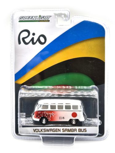 Volkswagen VW Samba Bus - Jocurile Olimpice de la Rio (2016) - Greenlight - 1:64