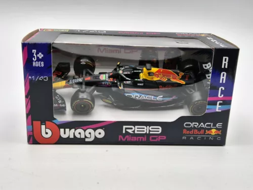 Red Bull RB19 Echipa Oracle F1 #1 (2023) - Miami GP - Max Verstappen - Bburago - 1:43
