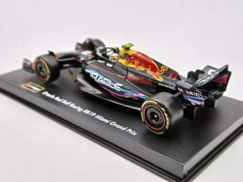Red Bull RB19 Echipa Oracle F1 #11 (2023) - Miami GP - Sergio Perez - CU PILOT - Bburago - 1:43