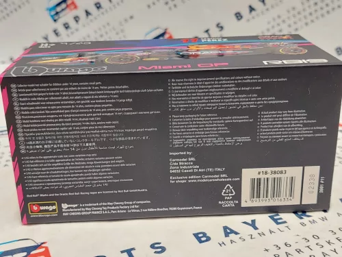 Red Bull RB19 Echipa Oracle F1 #11 (2023) - Miami GP - Sergio Perez - CU PILOT - Bburago - 1:43