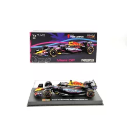   Red Bull RB19 Echipa Oracle F1 #1 (2023) - Miami GP - Max Verstappen - CU PILOT - Bburago - 1:43