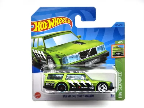 HW Slammed - 4/5 - Volvo 240 Drift Wagon - Hotwheels - 1:64
