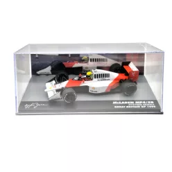   McLaren MP4/5B F1 #27 (1990) - GP-ul Marii Britanii - Ayrton Senna - CU PILOT - Edicola - 1:43