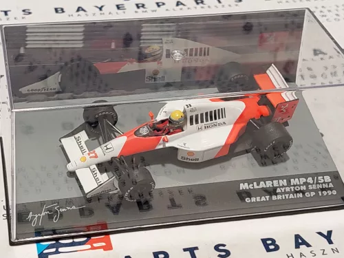 McLaren MP4/5B F1 #27 (1990) - GP-ul Marii Britanii - Ayrton Senna - CU PILOT - Edicola - 1:43