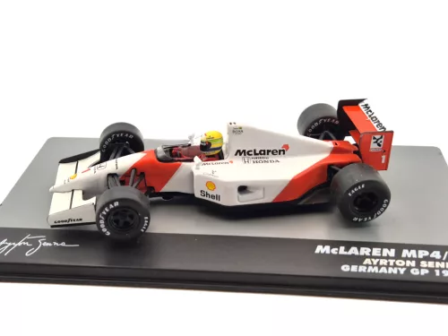 McLaren MP4/7 F1 #1 (1992) - GP Germania - Ayrton Senna - CU PILOT - Edicola - 1:43