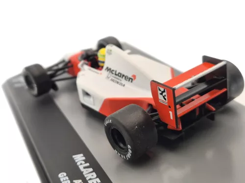 McLaren MP4/7 F1 #1 (1992) - GP Germania - Ayrton Senna - CU PILOT - Edicola - 1:43