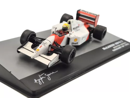 McLaren MP4/7 F1 #1 (1992) - GP Germania - Ayrton Senna - CU PILOT - Edicola - 1:43
