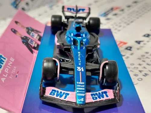 Renault Alpine A523 BWT Racing F1 #31 (2023) - Esteban Ocon - Bburago - 1:43