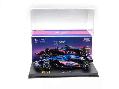Renault Alpine A523 BWT Racing F1 #31 (2023) - Esteban Ocon - CU PILOT - Bburago - 1:43