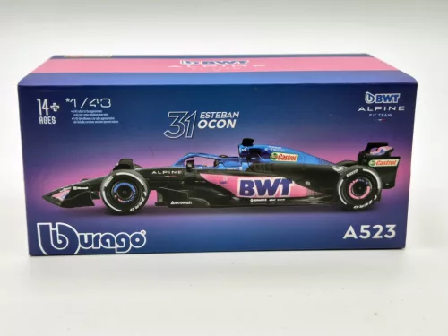 Renault Alpine A523 BWT Racing F1 #31 (2023) - Esteban Ocon - CU PILOT - Bburago - 1:43