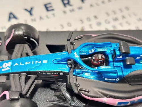 Renault Alpine A523 BWT Racing F1 #31 (2023) - Esteban Ocon - CU PILOT - Bburago - 1:43