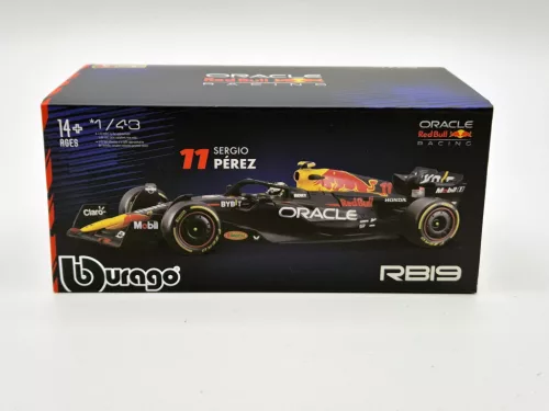 Red Bull RB19 Echipa Oracle F1 #11 (2023) - Sergio Perez - CU PILOT - Bburago - 1:43