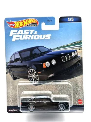 Hot Wheels Premium Fast and Furious - Furios și iute 4/5 - BMW E34 M5 (1991) - Hot Wheels - 1:64