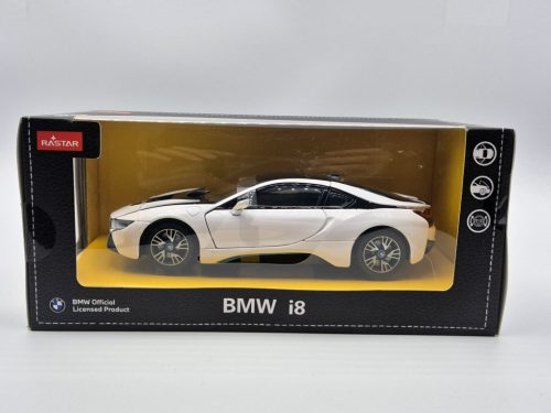 BMW i8 (2015) - alb - Rastar - 1:24