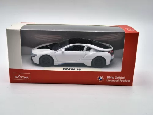 BMW i8 (2015) - alb - Rastar - 1:43