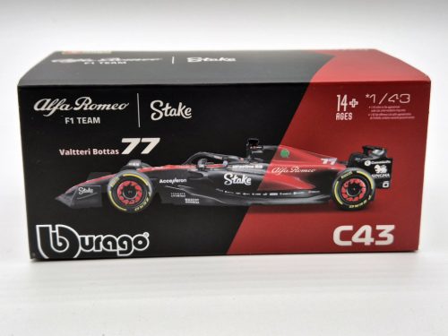 Alfa Romeo C43 Team Stake F1 #77 (2023) - Valtteri Bottas - CU PILOT - Bburago - 1:43