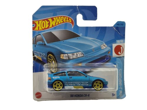 HW J-Imports - 2023 148/250 - Honda CR-X CRX (1988) - Hot Wheels - 1:64 1/64 mașinuță - cu blister șifonat 