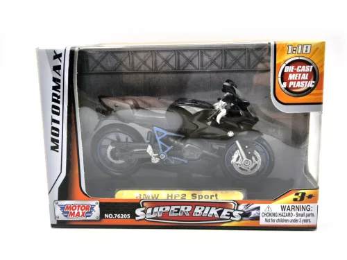 BMW HP2 Sport - negru - Motormax - 1:18