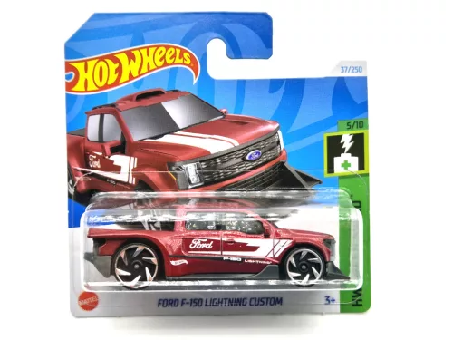 HW Green Speed - 2024 37/250 - Ford F-150 Lightning Custom - Hot Wheels - 1:64