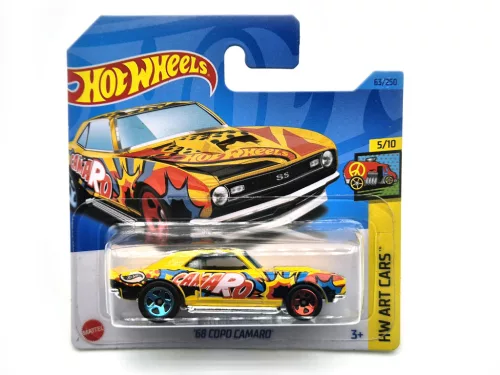 HW Art Cars - 2023 63/250 - '68 Copo Camaro - Hot Wheels - 1:64