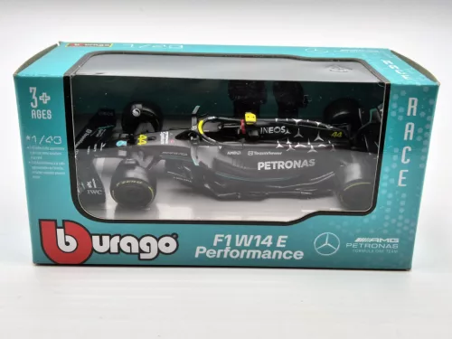 Mercedes-AMG Petronas Echipa W14 F1 #44 (2023) - Lewis Hamilton - BBurago - 1:43