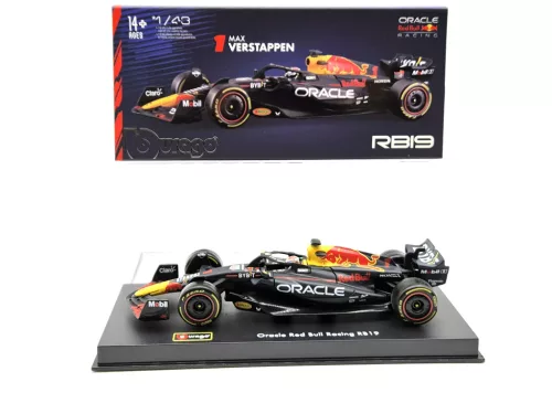 Red Bull RB19 Echipa Oracle F1 #1 (2023) - Max Verstappen - CU PILOT - BBurago - 1:43