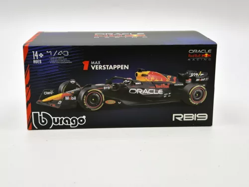 Red Bull RB19 Echipa Oracle F1 #1 (2023) - Max Verstappen - CU PILOT - BBurago - 1:43