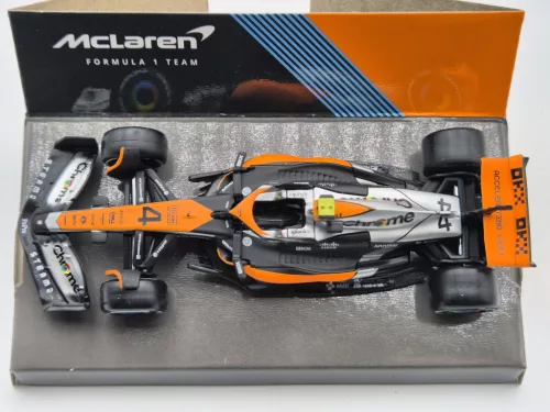 McLaren MCL60 F1 #4 (2023) - GP-ul Marii Britanii locul 2 - Lando Norris - BBurago - 1:43