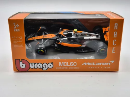 McLaren MCL60 F1 #4 (2023) - GP-ul Marii Britanii locul 2 - Lando Norris - BBurago - 1:43